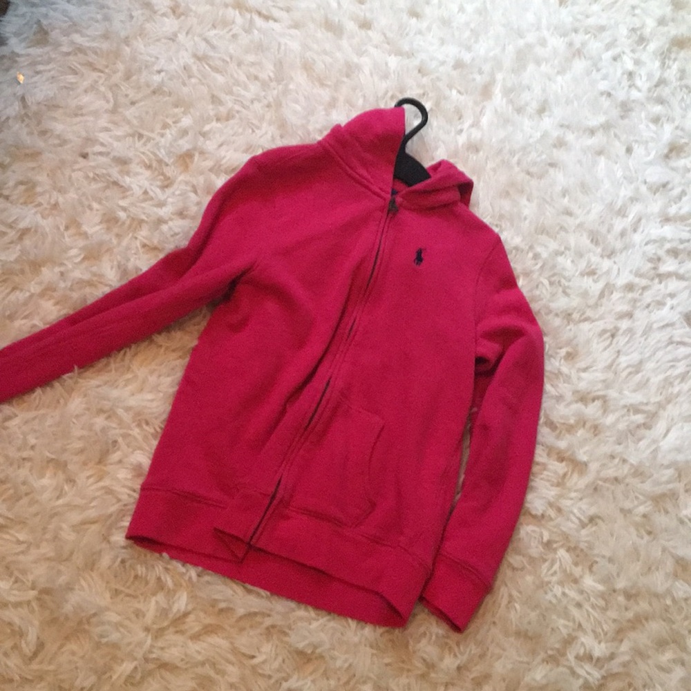 pink jacket from polo ralph lauren